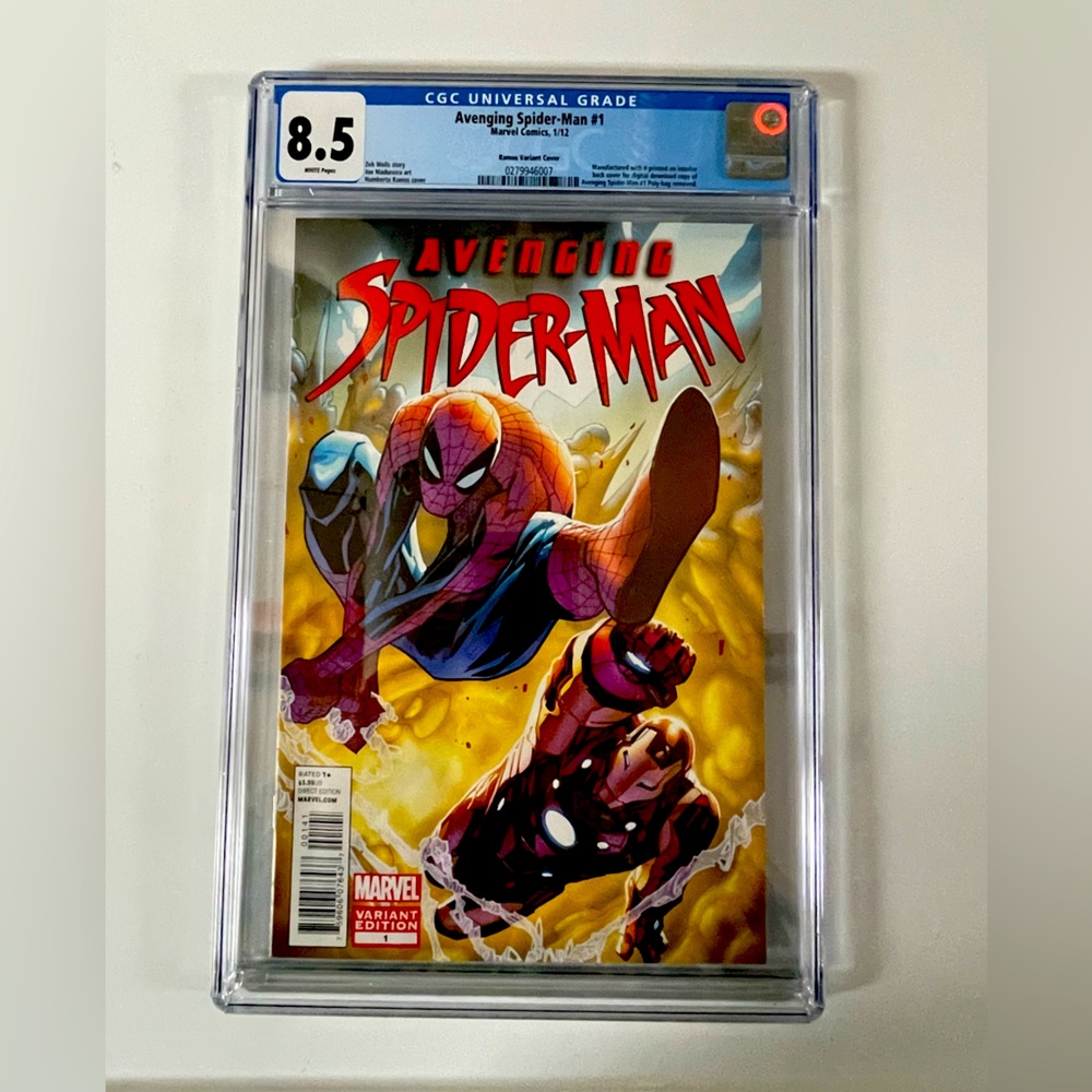 2012 Avenging Spider-Man Variant #1 CGC 8.5 - Ramos Cover & Madureira art